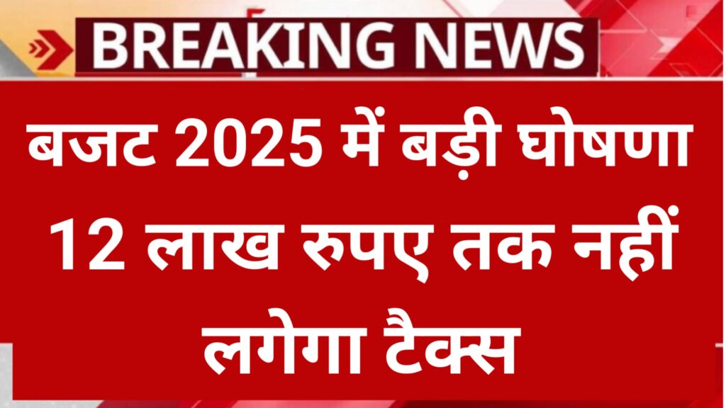 Budget 2025 Tax Slab 2025